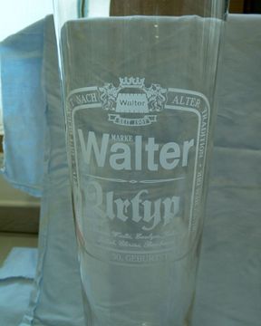 Glas Gravur